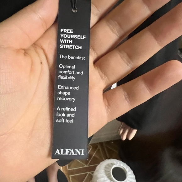 ALFANI Women’s Black Button Up and Zipper Jacket - Picture 15 of 16